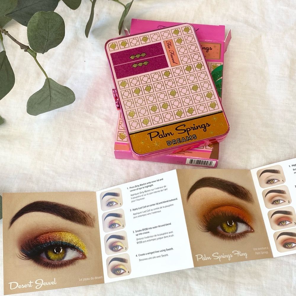TOO FACED Palm Springs Dreams Eyeshadow Palette New In Box - Picture 11 of 11